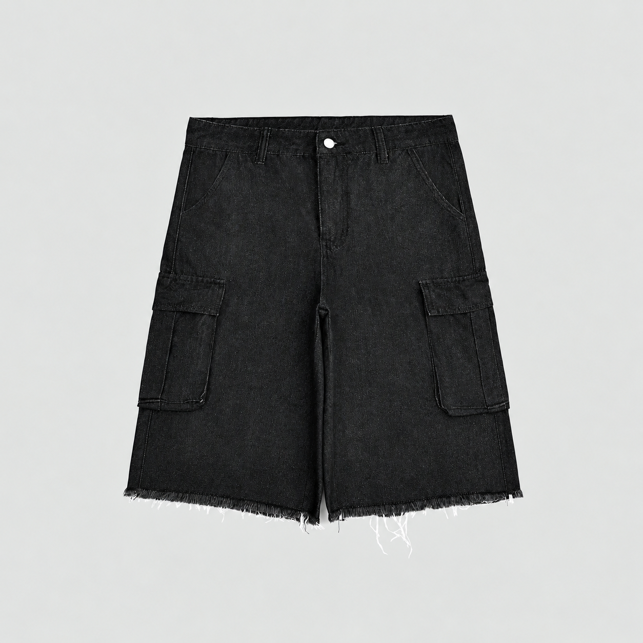Y2K Camouflage Cargo Denim Shorts Casual Streetwear Style
