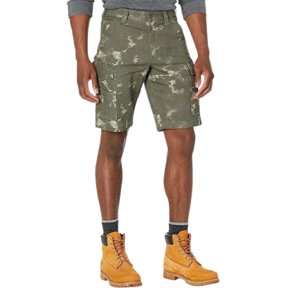 Canvas Relaxed Fit Cargo Short