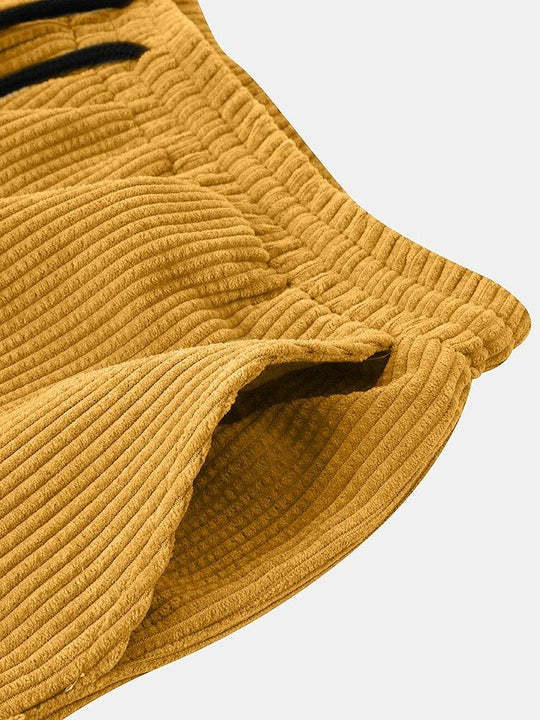 Casual Pocket Detail Plain Beach Shorts-Waves And Trunks