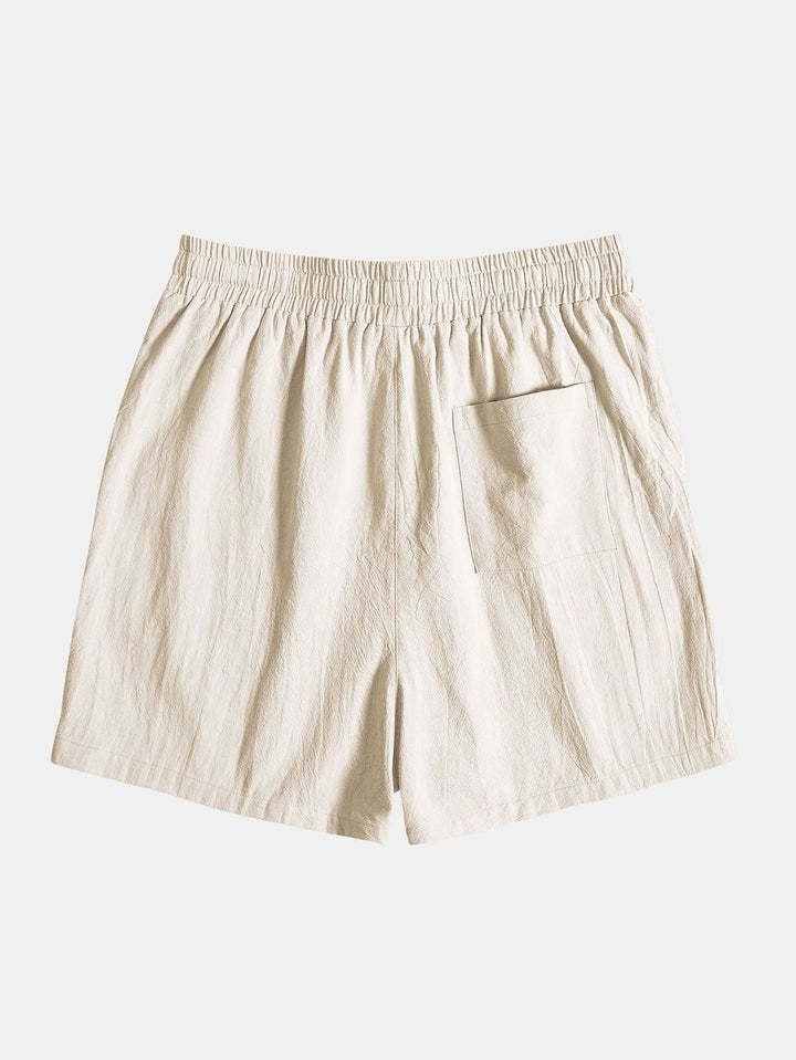 Plain Casual Beach Shorts-Waves And Trunks
