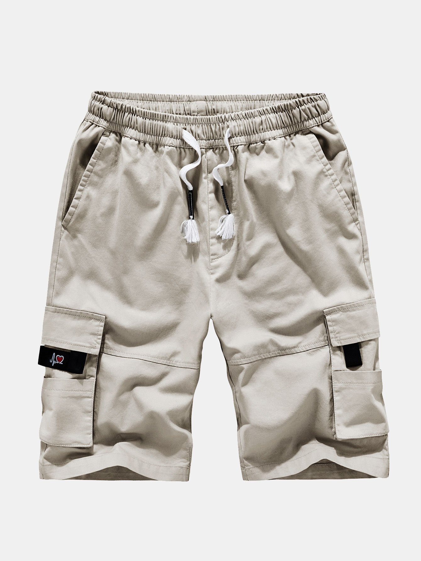 Comfortable Drawstring Cargo Shorts-Waves And Trunks