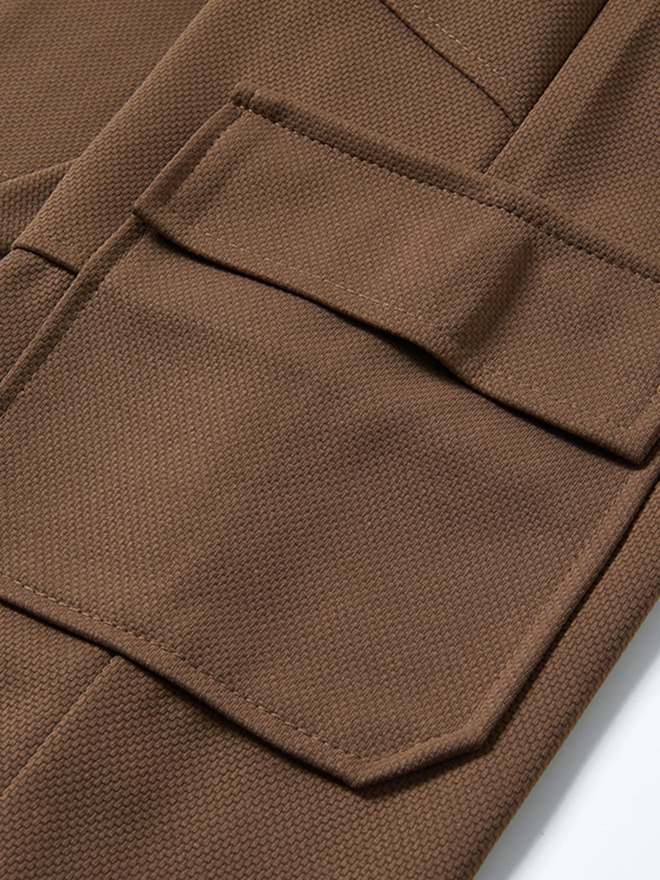 Elastic Waistband Cargo Style Jogging Pants-Waves And Trunks