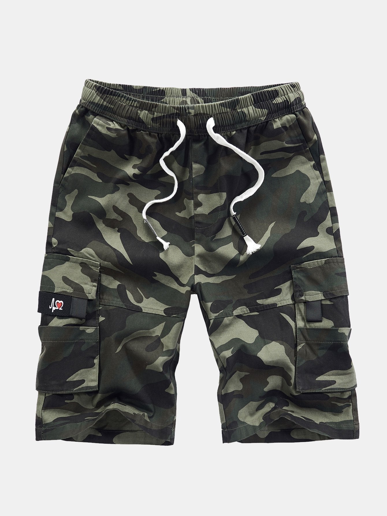 Comfortable Drawstring Cargo Shorts-Waves And Trunks