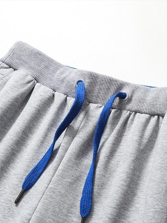 Contrast Elastic Waistband Beach Shorts-Waves And Trunks