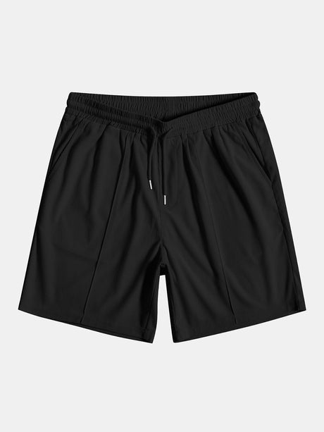 Casual Drawstring Beach Shorts-Waves And Trunks