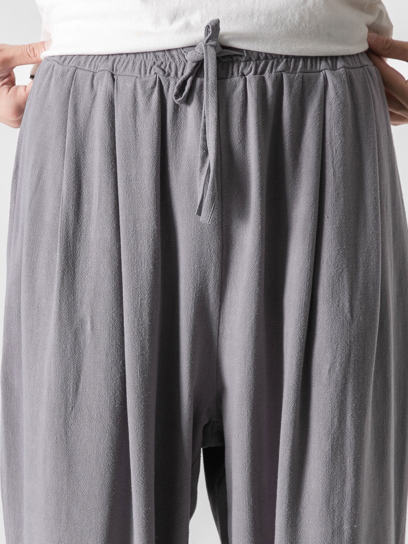 Loose And Wide Legs Plain Pants-Waves And Trunks