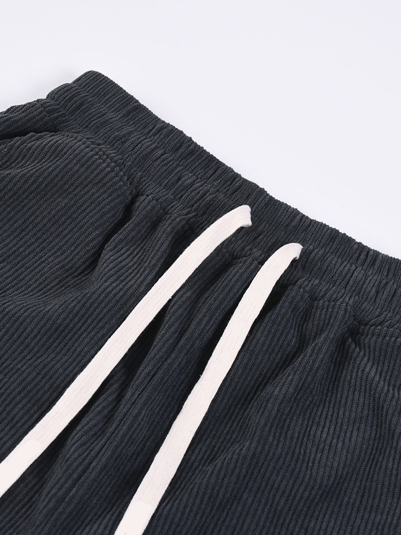 Corduroy Shorts With Drawstring-Waves And Trunks