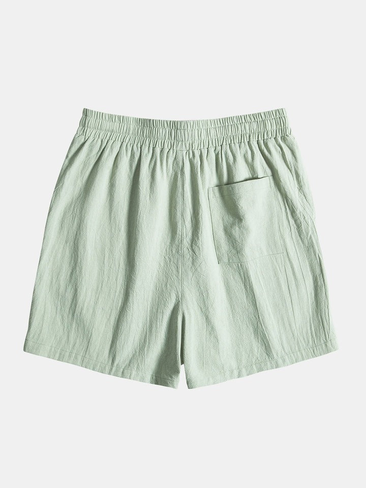Plain Casual Beach Shorts-Waves And Trunks