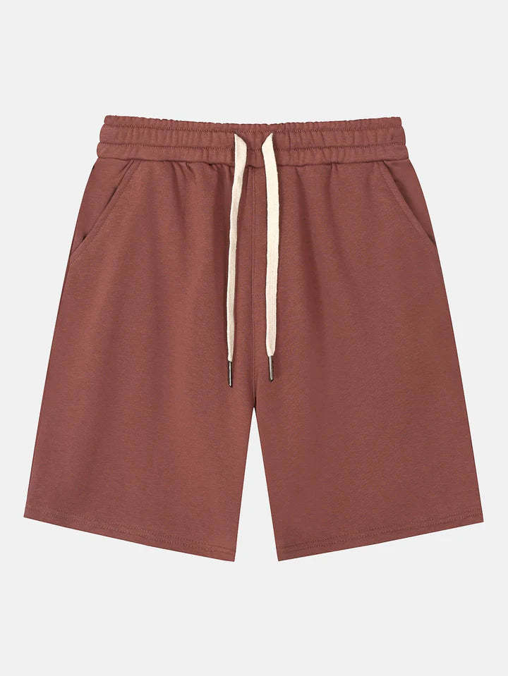 Drawstring Pattern Shorts-Waves And Trunks