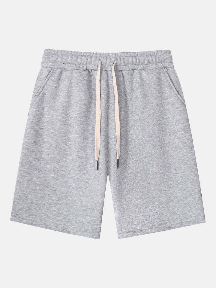Drawstring Pattern Shorts-Waves And Trunks