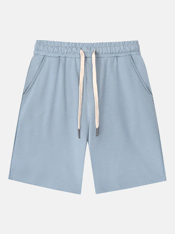 Drawstring Pattern Shorts-Waves And Trunks