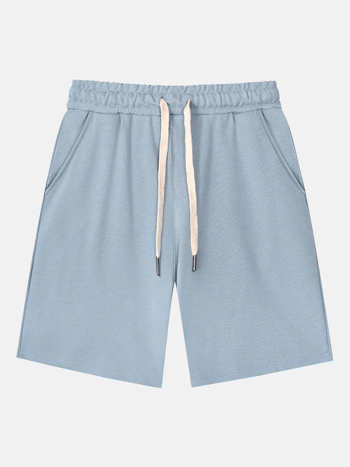 Drawstring Pattern Shorts-Waves And Trunks