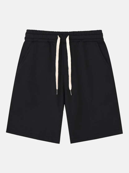 Drawstring Pattern Shorts-Waves And Trunks