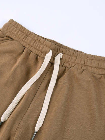 Drawstring Pattern Shorts-Waves And Trunks