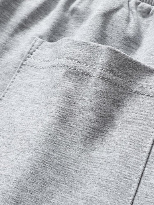 Contrast Elastic Waistband Beach Shorts-Waves And Trunks