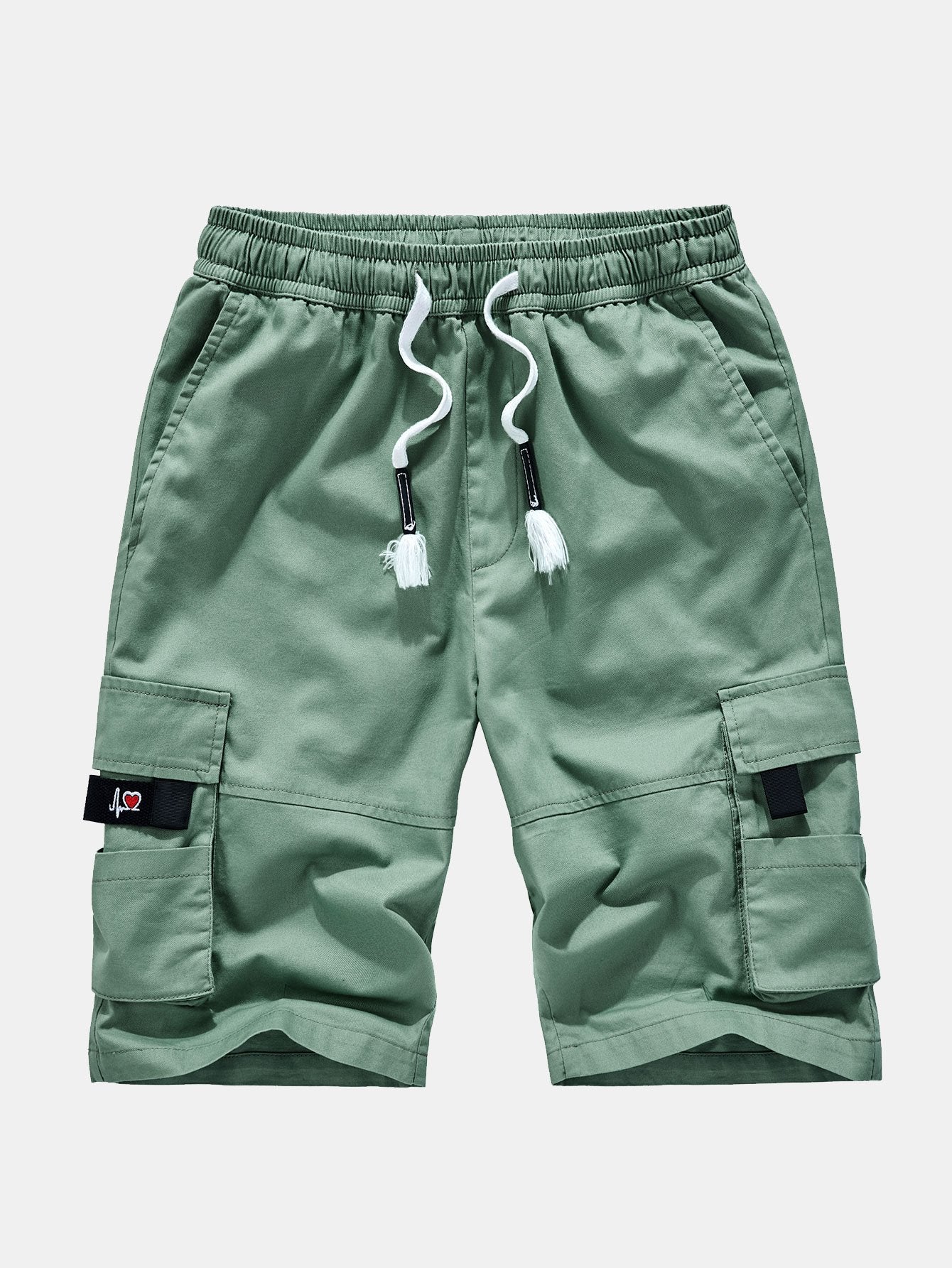 Comfortable Drawstring Cargo Shorts-Waves And Trunks