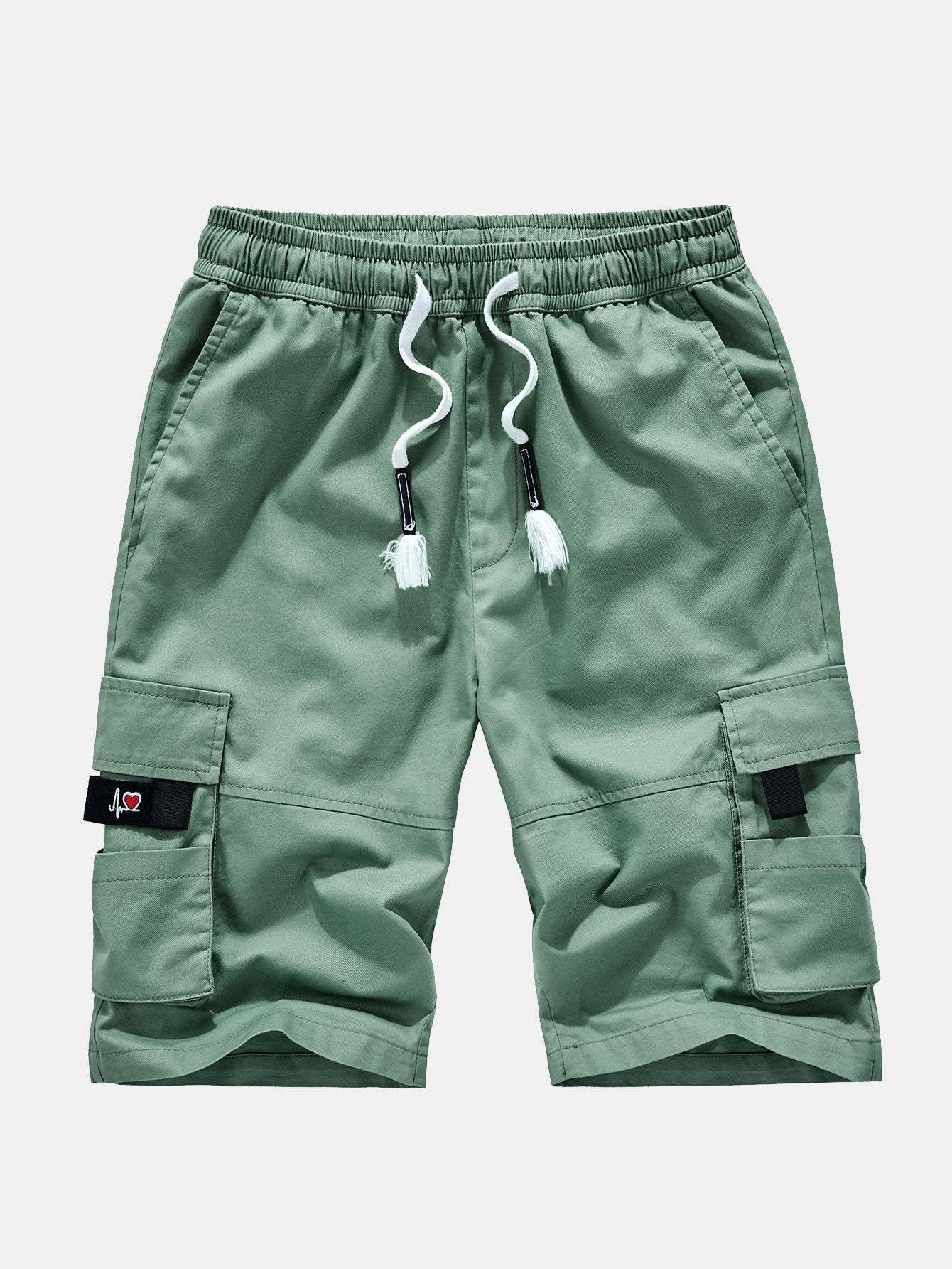 Comfortable Drawstring Cargo Shorts-Waves And Trunks