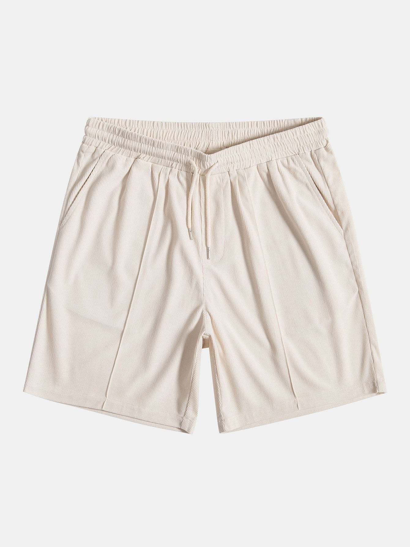 Casual Drawstring Beach Shorts-Waves And Trunks