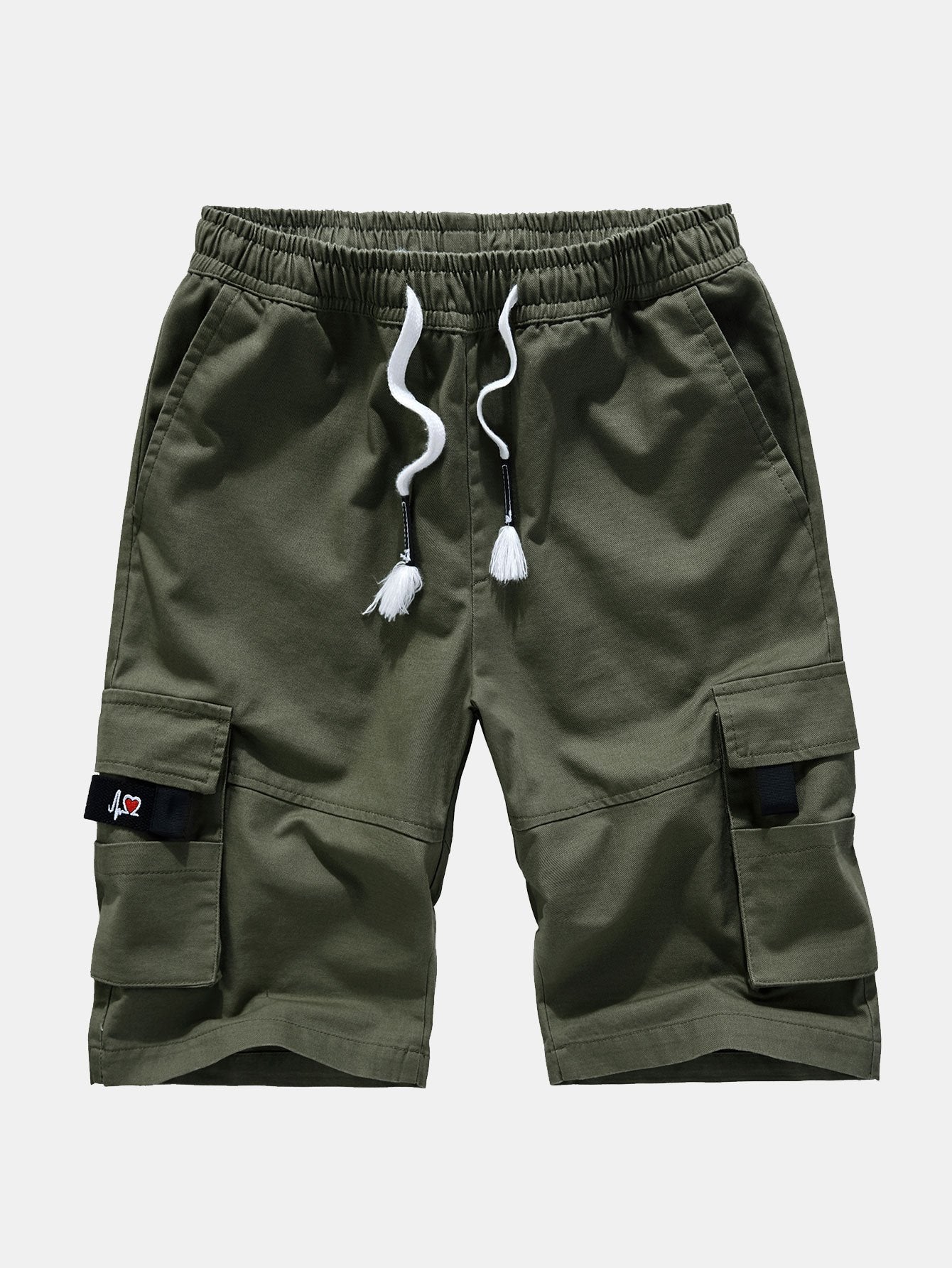 Comfortable Drawstring Cargo Shorts-Waves And Trunks