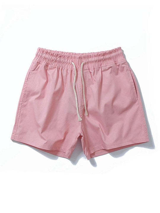 3 Pieces Workout Drawstring Beach Shorts-Waves And Trunks