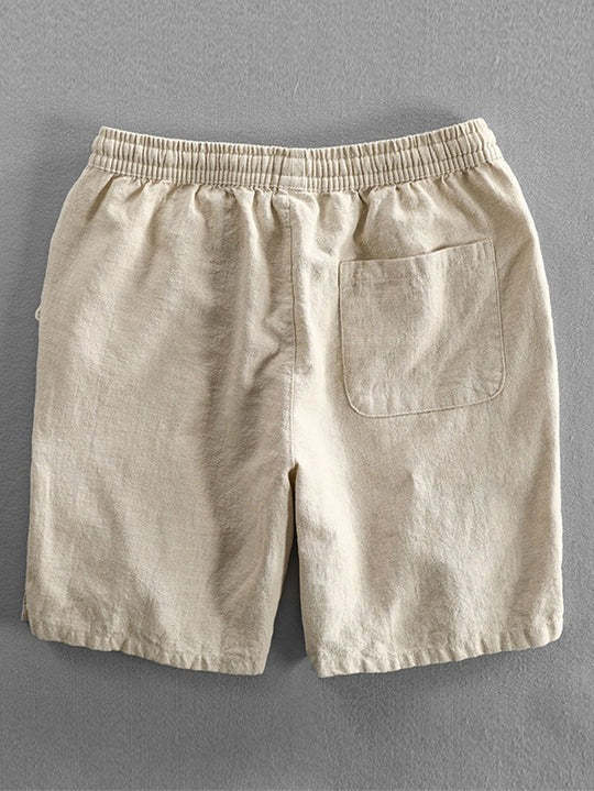 Drawstring Casual Beach Shorts-Waves And Trunks