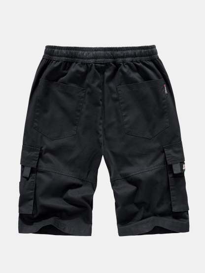 Comfortable Drawstring Cargo Shorts-Waves And Trunks
