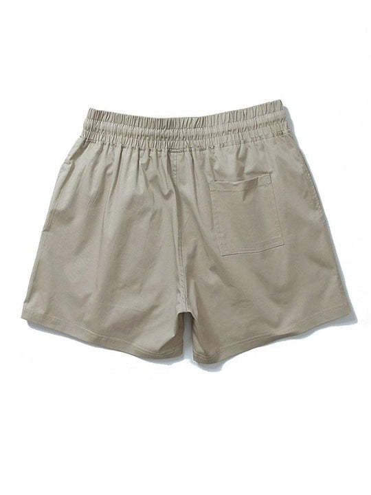 3 Pieces Workout Drawstring Beach Shorts-Waves And Trunks