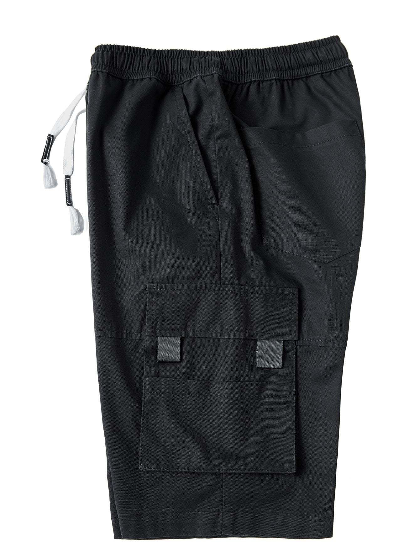Comfortable Drawstring Cargo Shorts-Waves And Trunks