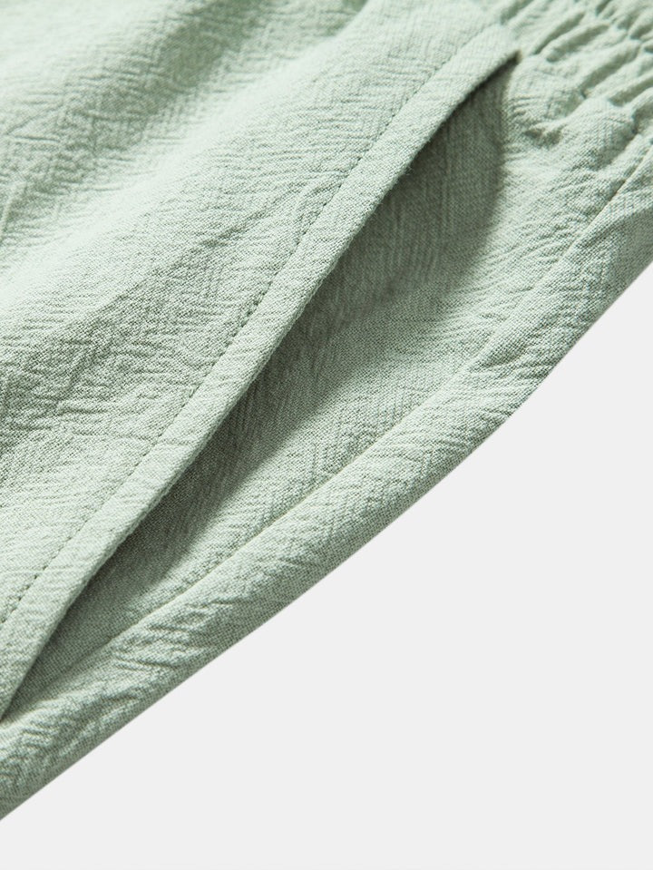 Plain Casual Beach Shorts-Waves And Trunks