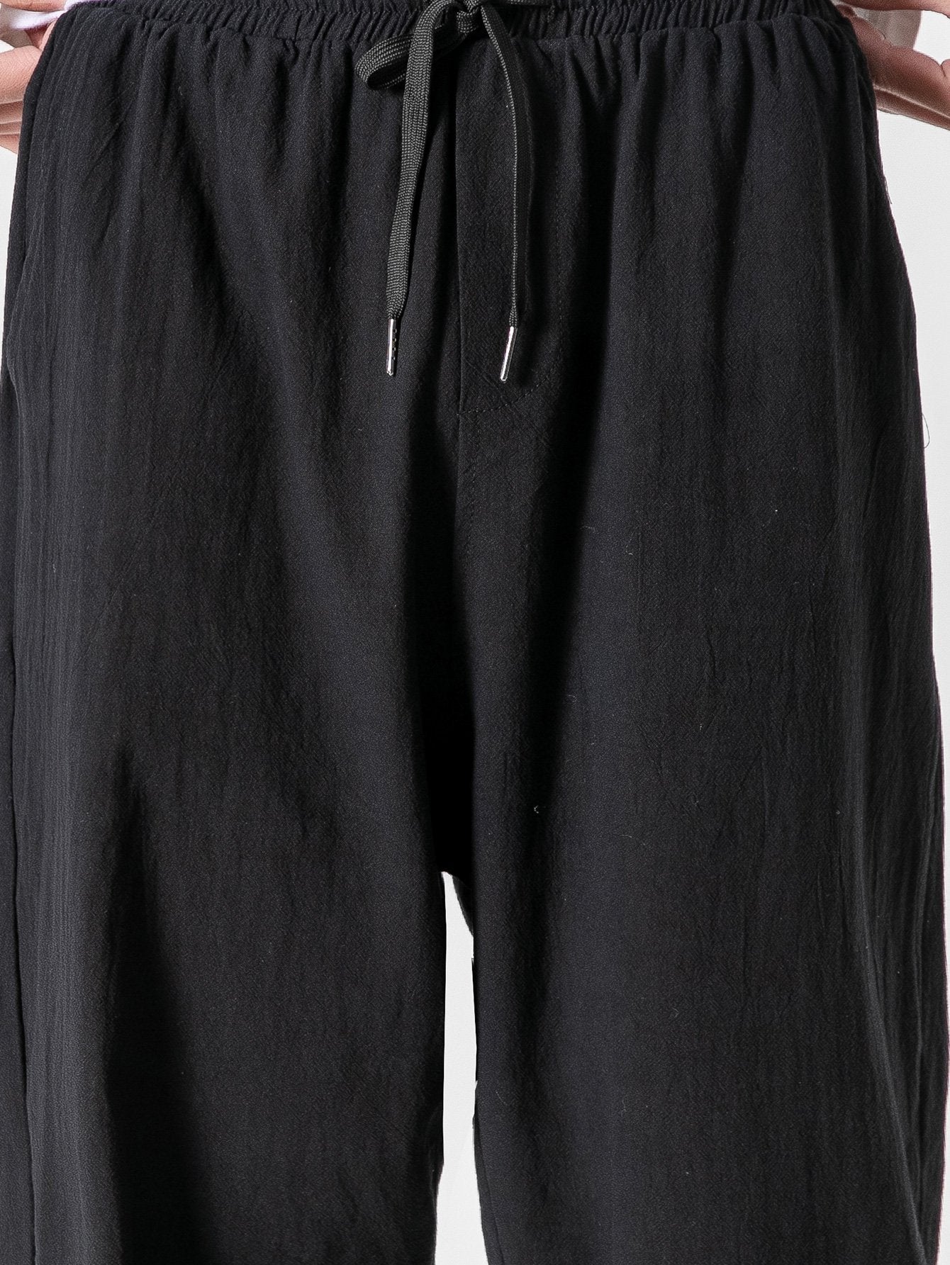 Plain Pattern Jogging Pants-Waves And Trunks