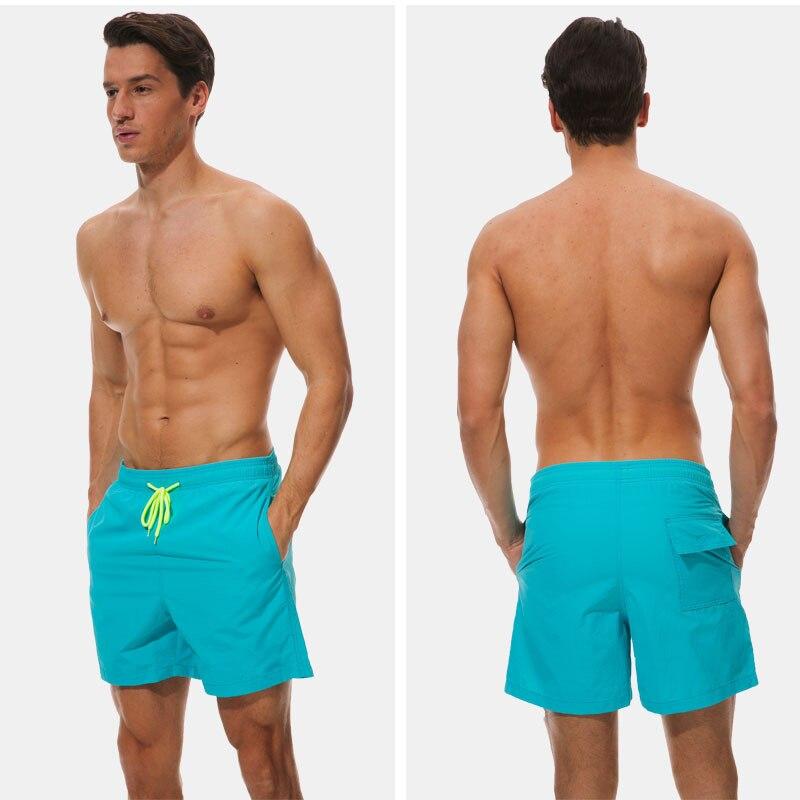 The Icy Blue Draw String Swim Shorts-Waves And Trunks