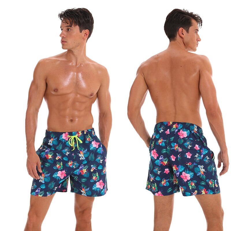 Paradise Print Beach Shorts-Waves And Trunks