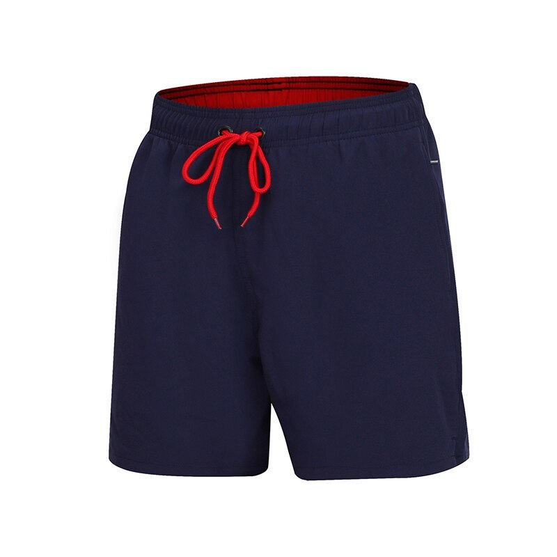 Navy Blue Draw String Swim Shorts-Waves And Trunks