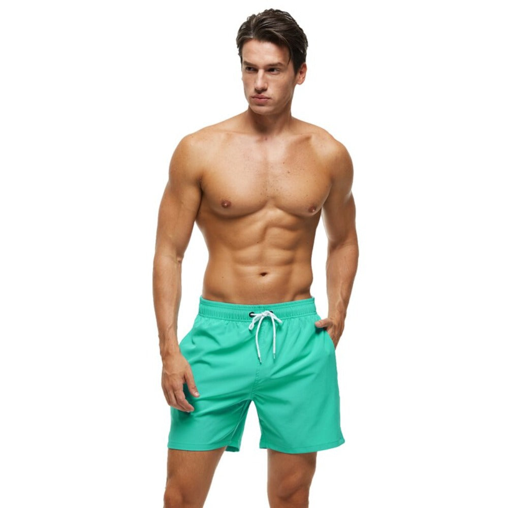 Classic Fit Mens Swimwear-Waves And Trunks