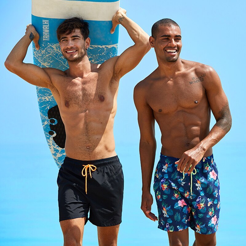 Paradise Print Beach Shorts-Waves And Trunks