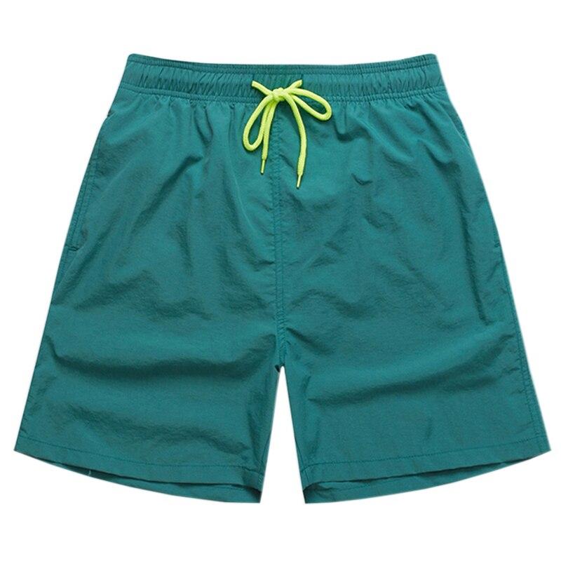 The Soothing Greens Draw String Swim Shorts-Waves And Trunks
