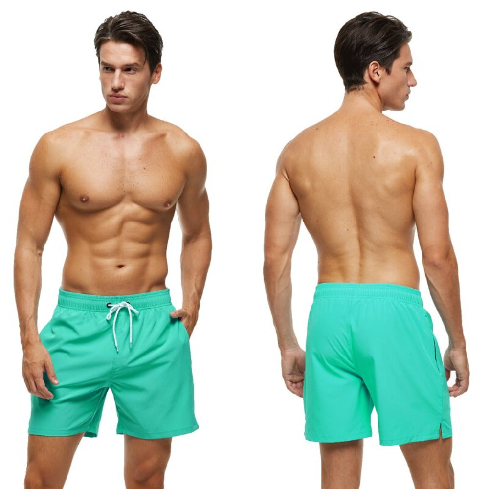 Classic Fit Mens Swimwear-Waves And Trunks