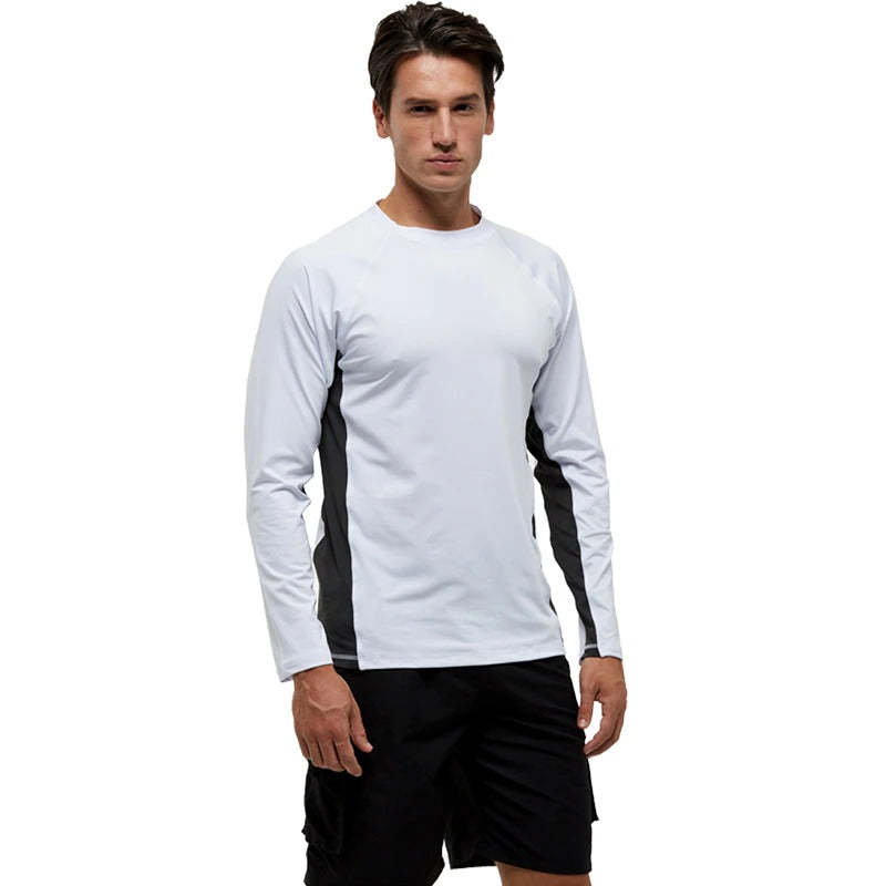 Quick Dry Long Sleeve Surfing Top-Waves And Trunks