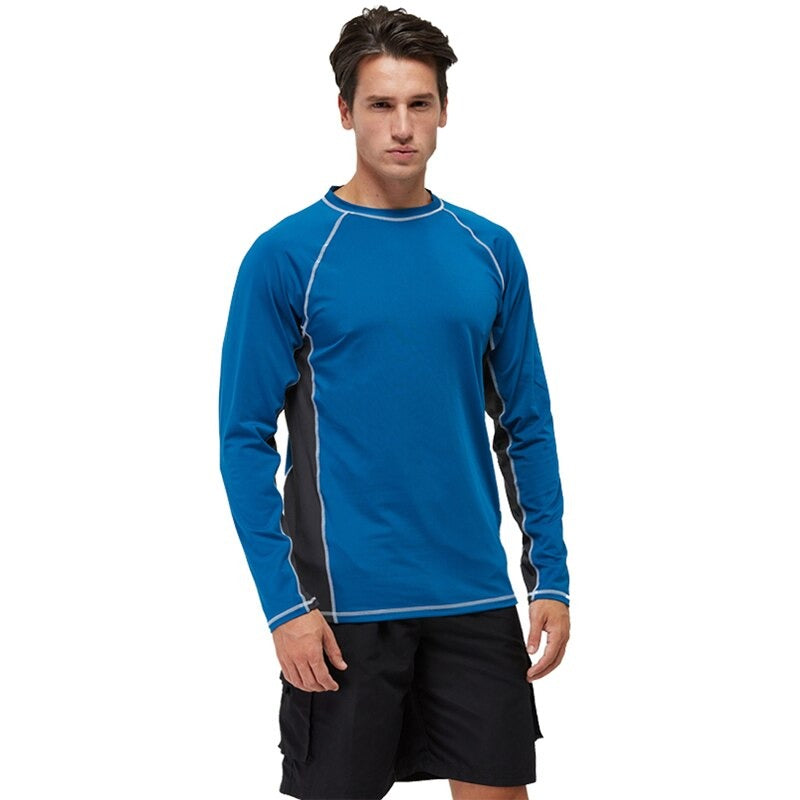 Quick Dry Long Sleeve Surfing Top-Waves And Trunks