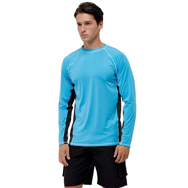 Quick Dry Long Sleeve Surfing Top-Waves And Trunks