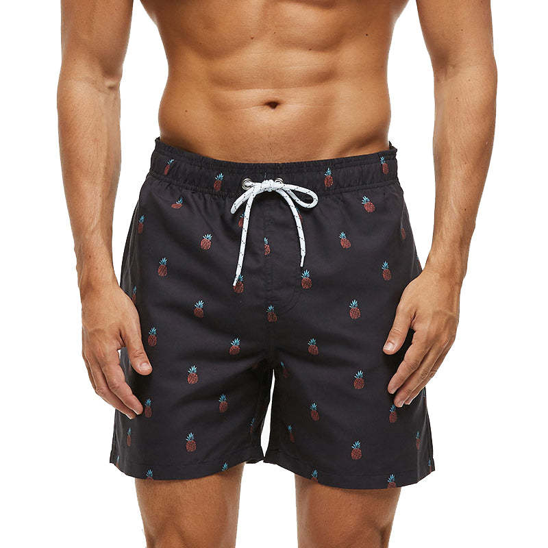 Mini Pineapple Draw String Swim Shorts-Waves And Trunks