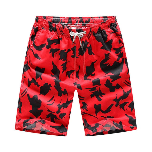 The Dragons and Bats Draw String Swim Shorts-Waves And Trunks