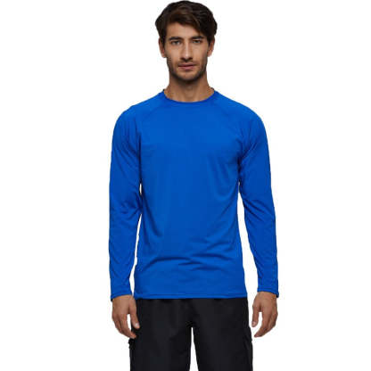 Mens Loose Stretch Swim Top-Waves And Trunks