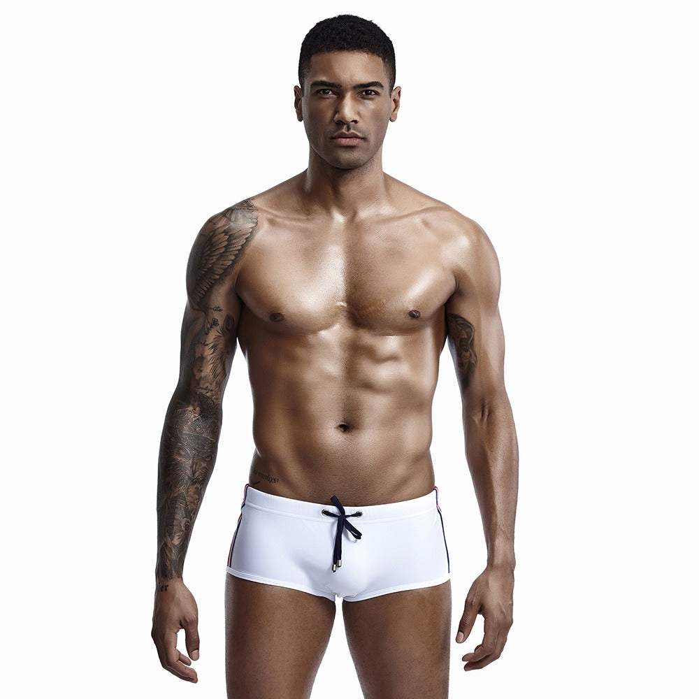 Men's Plain Solid Swimwear Trunks-Waves And Trunks