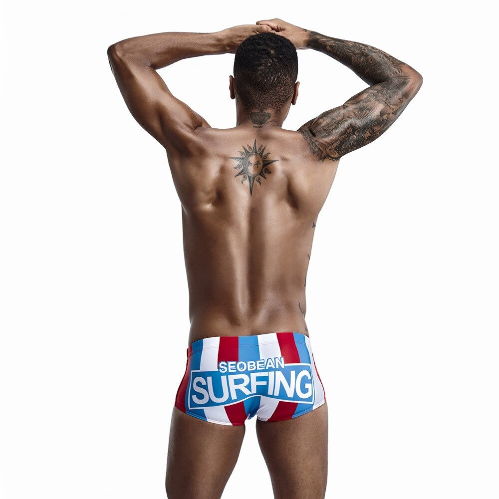 Colorblock Swim Briefs-Waves And Trunks