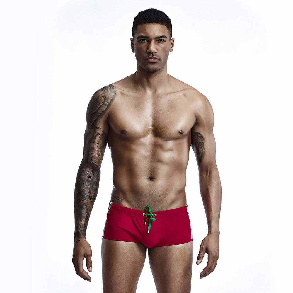 Men's Plain Solid Swimwear Trunks-Waves And Trunks
