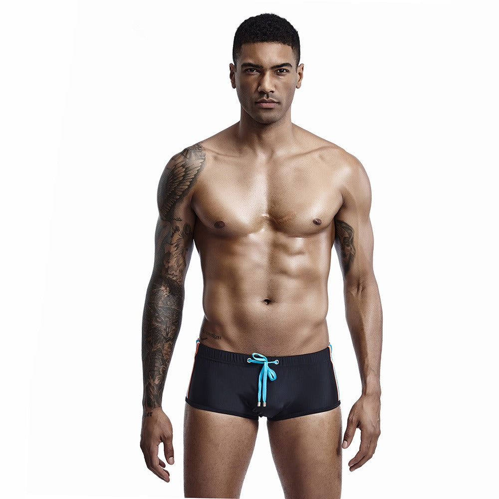 Men's Plain Solid Swimwear Trunks-Waves And Trunks