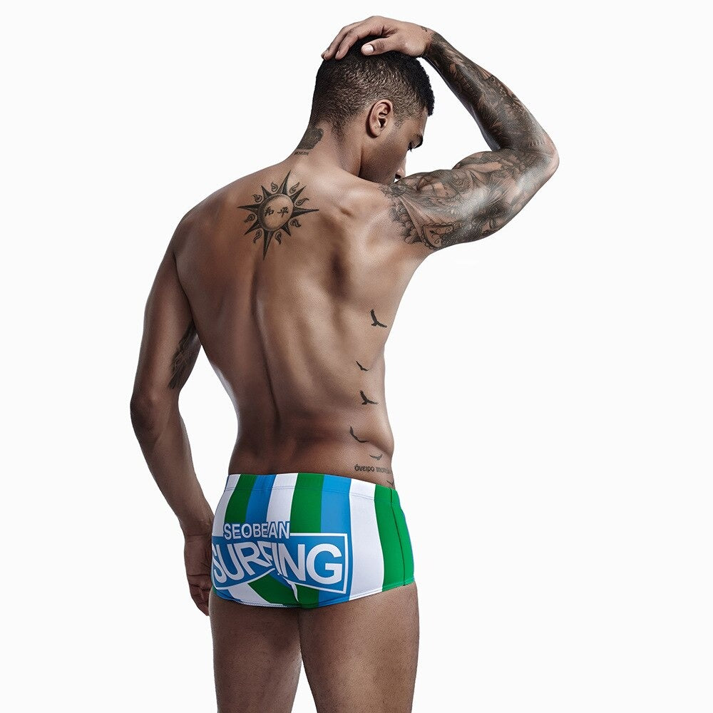 Colorblock Swim Briefs-Waves And Trunks