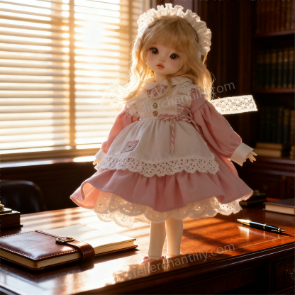 Sweet Pink Maid Lolita Dress for 1/6 BJD Dolls | Atelier Chantilly --A09-Atelier Chantilly