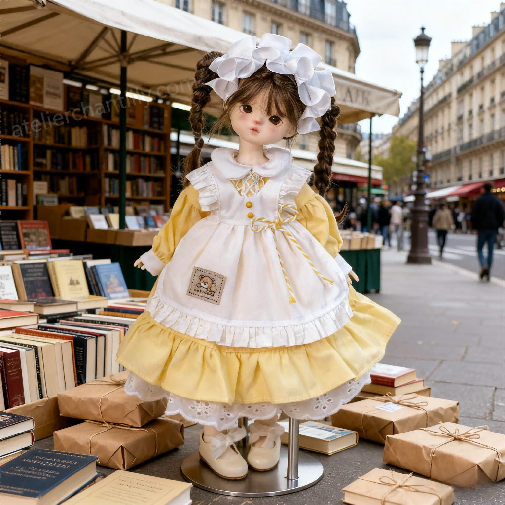 Sunny Yellow Maid Lolita Dress for 1/6 BJD Dolls | Atelier Chantilly --A10-Atelier Chantilly